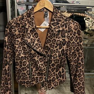 Leopard Print Short Jacket